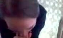 Adorable Sweetie Blows Friend's Big Schlong