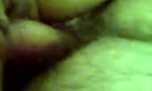 gf gets her shaved pussy drilled in porn clip