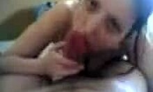 russian sweetie deepthroats hot studs hard dick