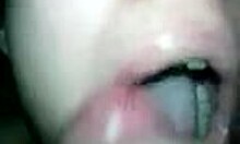 Wow, this desirable amateur hottie licks boyfriend's pole like a pro! Can't get enough!