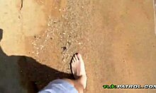 Blowjob in asian teen 18+ threesome with backpacker in POV.