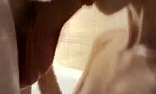 Naughty brunette adores licking boyfriend's dick 😏