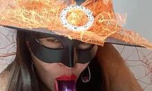 neighbor's witch seducing me with huge cameltoe videos on halloween 😈