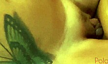 rubbing my ass on his big cock made him cum, then he fucked me until crazy with lust