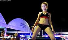 hot thai slut dances in bikini