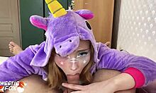 unicorn big ass blowjob dick and hard fuck - pov cosplay