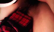 Skinny Teen Gets Her Hairy Pussy Pounded in Bedroom