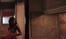 Slutty stepdaughter rides cowgirl for creampie