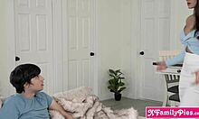 feeling the passion on valentine's day swapping with stepmom and stepsister