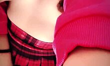 Skinny Teen Gets Her Hairy Pussy Pounded in Bedroom