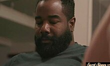 Slutty stepdaughter rides cowgirl for creampie