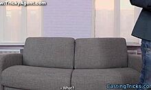 i'm a dicksucking newbie and got facialized in casting