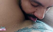 Sucking her lil pussy in the mornin is so delish, ends with cum in her pussy