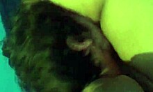 tied up black teen begs for rough hair pulling during intense fucking