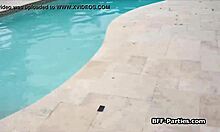 Sexy bikini girls trespass and get fucked