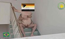 Hey, check out sex on our house stairs