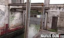 PUBLIC PICK UPS - SLENDER CUTIE SPREADS HER PUSSY STARRING KIRSTEN LEE