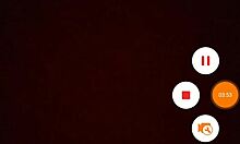 Teen girl masturbates in video