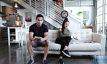 Sloan Harper deepthroats stepson's cock