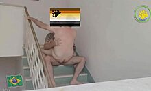 Hey, check out sex on our house stairs