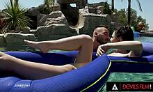 Petite Babe Liz Jordan's Lesbian Pussy Fucking to Creampie