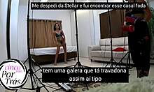 5min Portrôs Ep 24: Stellar Bluue and Lady Snow Brasil in Wild Anal Action!