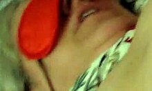 Tied housewife teased and fucked