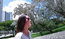 Juicy Breasts Of Hot Girl In Pov Blowjob