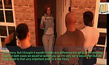 A Wife and Stepmother in Homemade Game Scene