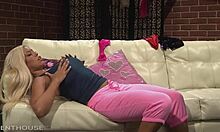 Big titty blonde Bridgette B brings home a random dude and rides him hard 😈