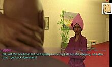 A Wife and Stepmother in Homemade Game Scene