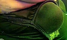 milf slut tans in solarium without bra and gets fucked by hard cock