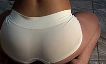 curvy latina amateur indulges in dirty feet fetish with pissing all over. her homemade shower video is wild.