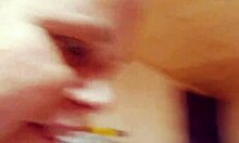 She says suck my husband's dick in the shop