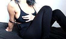 teasing you with my wet pussy in fishnets, want to see?