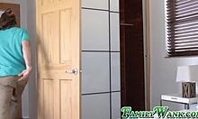 Seductive Stepsister Rides Monster Cock in Taboo Session