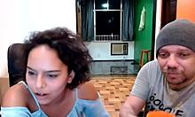 Joy Cardozo convinces Argentine pornstar Ela Baez to strip naked for YouTube.