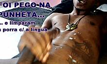 homemade handjob leads to cum cleanup