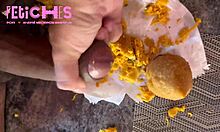 Boy Sucks Thick Cock While Munching On Coxinha!