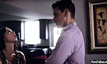 Annoyed Milf Wife Joins Cheating Threesome Sex