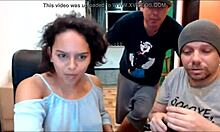 Joy Cardozo convinces Argentine pornstar Ela Baez to strip naked for YouTube.