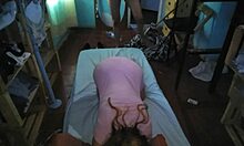 Filming with phone as I pull her panties aside for doggystyle 😏