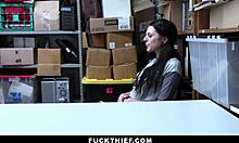 megan sage stripped down and fucked by two mall officers at work.