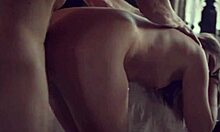 hot sister teases brother with seductive moves in private bedroom moment