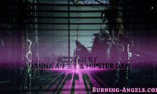 Damn! Fetish Goth Teenagers In Wild Threesome Action Right Now!