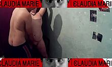 Curvy amateur enjoying intimate wardrobe moments