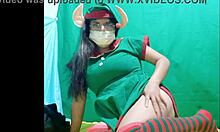 Female fairy returns in heat masturbating waiting for male fairy