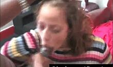 19 year old ebony choked by big black cock