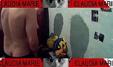 Curvy amateur enjoying intimate wardrobe moments