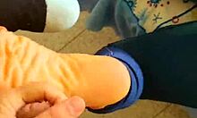 I Slip Into A Beautiful Latina Girl's Socks After Fucking Her Feet And Cumming